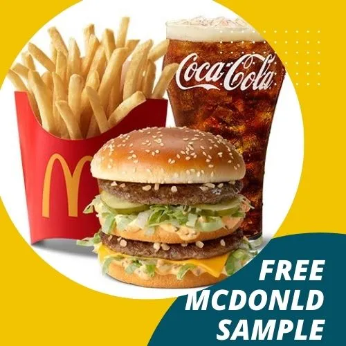 Mcdonald free sample